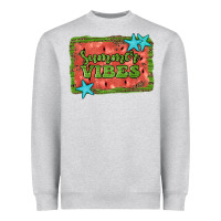 Heather Grey summer vibes watermelon Heavyweight Sweatshirt - JahusDesignShop