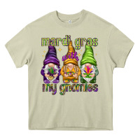Mossy Mardi Gras with my gnomies Heavy Core Tee - HowdyJamesFarm