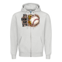 Dove Grey it's game day y'all baseball Zipper Hoodie - JahusDesignShop