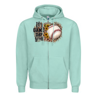 Seafoam it's game day y'all baseball Zipper Hoodie - JahusDesignShop