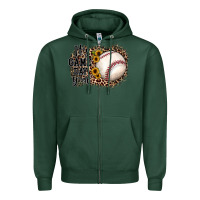 Sports Green it's game day y'all baseball Zipper Hoodie - JahusDesignShop