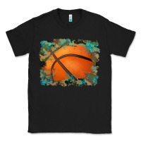 Black sports basketball background Classic Tee - Artiststas