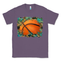Lavender sports basketball background Classic Tee - Artiststas