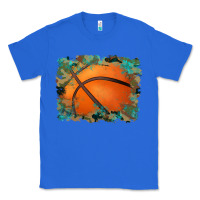 True Royal sports basketball background Classic Tee - Artiststas