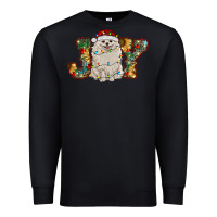 Black pomeranian christmas joy Premium Sweatshirt - RanaPortraitStore