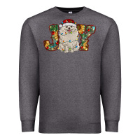 Charcoal Heather pomeranian christmas joy Premium Sweatshirt - RanaPortraitStore