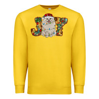 Lemon pomeranian christmas joy Premium Sweatshirt - RanaPortraitStore