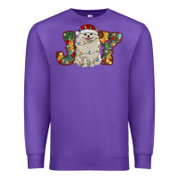 Purple pomeranian christmas joy Premium Sweatshirt - RanaPortraitStore