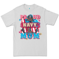 Dove Grey Proud navy Mom Mother's Day Premium Tee - FaDigitalArtStudio