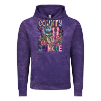 Cloud Purple country music junkie Vintage Hoodie - CowhideDigitalArt