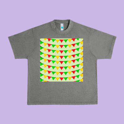 Mexico Seamless Pattern Urban Heavy Tee Designed By Fadigitalartstudio