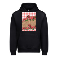 Black valentines day burlap background Urban Hoodie - Jasminsmagicworld