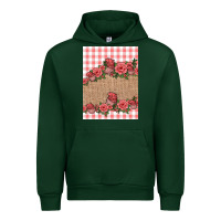 Foreset Green valentines day burlap background Urban Hoodie - Jasminsmagicworld