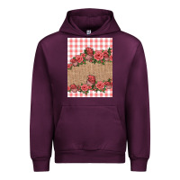 Mauve Wine valentines day burlap background Urban Hoodie - Jasminsmagicworld