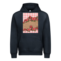 Navy valentines day burlap background Urban Hoodie - Jasminsmagicworld