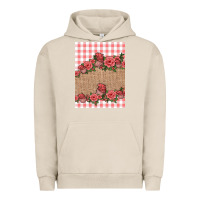 Pigment French Oak valentines day burlap background Urban Hoodie - Jasminsmagicworld