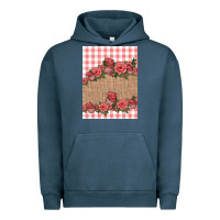 Pigment Midnight Navy valentines day burlap background Urban Hoodie - Jasminsmagicworld