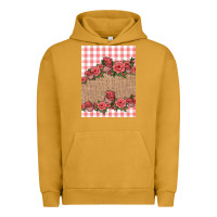 Pigment Peanut Butter valentines day burlap background Urban Hoodie - Jasminsmagicworld