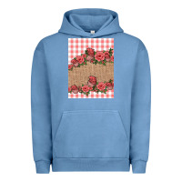 Pigment Pebble Blue valentines day burlap background Urban Hoodie - Jasminsmagicworld