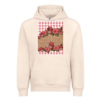 Sandshell valentines day burlap background Urban Hoodie - Jasminsmagicworld