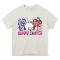Cream Happy Easter Dental Easter Day Heavy Core Tee - CowGirlArtShop