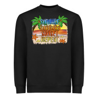 Black sunrise sunburn sunset repeat2 Heavyweight Sweatshirt - JahusDesignShop