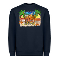 Navy sunrise sunburn sunset repeat2 Heavyweight Sweatshirt - JahusDesignShop