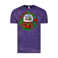 Cloud Purple snow globe christmas ornament Vintage Tee - BundleAndBundleShop