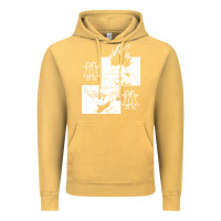 Vintage Mustard hunter gon and killua anime manga Vintage Hoodie - baoMotion