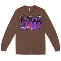 Chestnut football aunt Long Sleeve Tee - CowhideDigitalArt