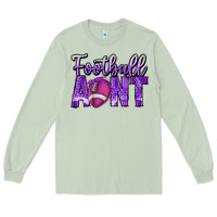 Matcha football aunt Long Sleeve Tee - CowhideDigitalArt