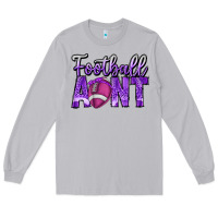 Moon Dust football aunt Long Sleeve Tee - CowhideDigitalArt
