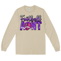 Mushroom football aunt Long Sleeve Tee - CowhideDigitalArt