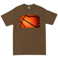 Cacao Basketball Brushstroke Premium Tee - RanaPortraitStore