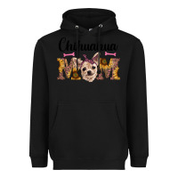 Black western chihuahua mom Heavyweight Hoodie - RanaPortraitStore