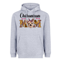 Heather Grey western chihuahua mom Heavyweight Hoodie - RanaPortraitStore