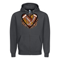 Smoke heart football Zipper Hoodie - JahusDesignShop