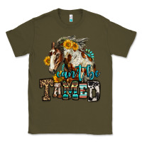 Army Green can't be tamed horse Classic Tee - OliviaCreatesArt