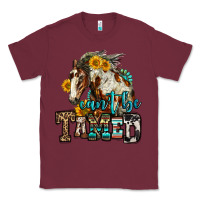 Burgundy can't be tamed horse Classic Tee - OliviaCreatesArt