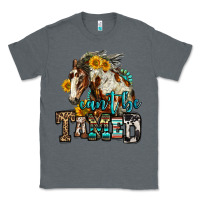 Charcoal Heather can't be tamed horse Classic Tee - OliviaCreatesArt