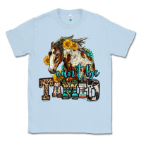 Dusty Blue can't be tamed horse Classic Tee - OliviaCreatesArt