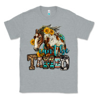 Heather Grey can't be tamed horse Classic Tee - OliviaCreatesArt