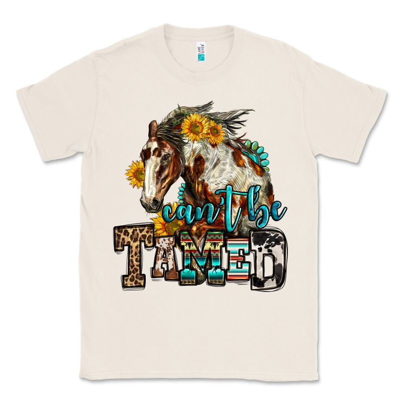 Can't Be Tamed Horse Classic Tee by OliviaCreatesArt | Teevron