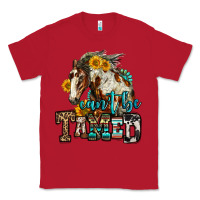 Red can't be tamed horse Classic Tee - OliviaCreatesArt
