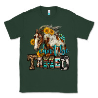 Sports Green can't be tamed horse Classic Tee - OliviaCreatesArt