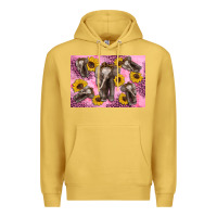 Antique Gold Baby elephant sunflowers kid's bottle Premium Hoodie - Artiststas