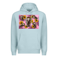 Blue Mist Baby elephant sunflowers kid's bottle Premium Hoodie - Artiststas