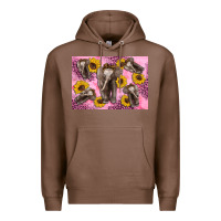 Chestnut Baby elephant sunflowers kid's bottle Premium Hoodie - Artiststas
