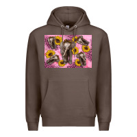 Coffee Baby elephant sunflowers kid's bottle Premium Hoodie - Artiststas