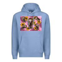 Colony Blue Baby elephant sunflowers kid's bottle Premium Hoodie - Artiststas